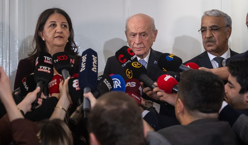 Devlet Bahçeli, DEM Parti ile bir araya geldi