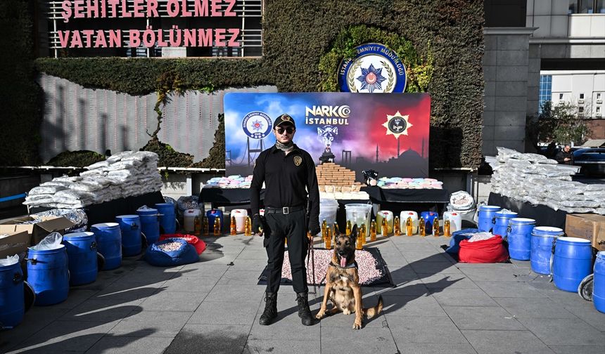 İstanbul'da tonlarca uyuşturucu ele geçirildi!