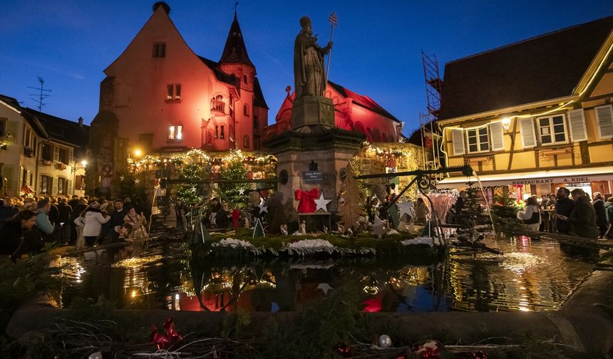 Eguisheim kasabası Noel'de ziyaretçilerini ağırlıyor!