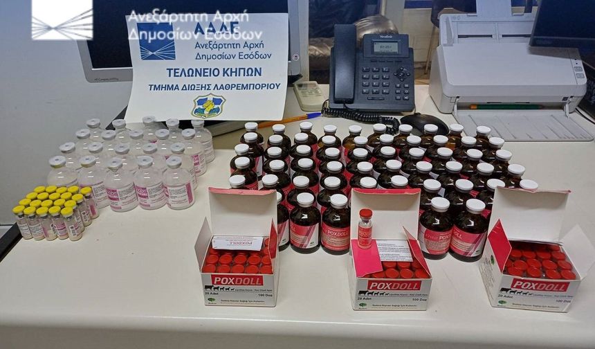 Yakıt deposuna gizlenen 8 bin çiçek aşısı yakalandı