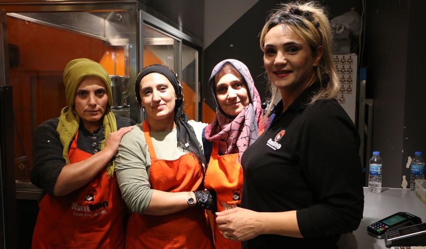 Bu işletmede sadece kadınlar çalışıyor
