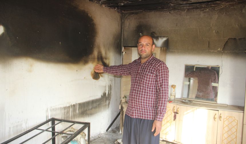 Şanlıurfa'da akıl almaz olay: Ev kendiliğinden yanıyor