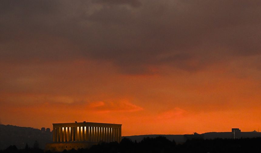 Ankara'da gün batımı