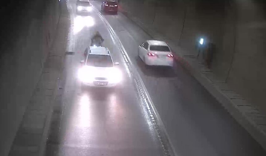 Tünelde durunca olanlar oldu