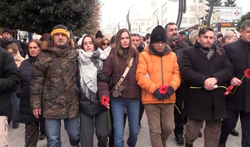 Bolu'da 78 canın anısına sessiz yürüyüş
