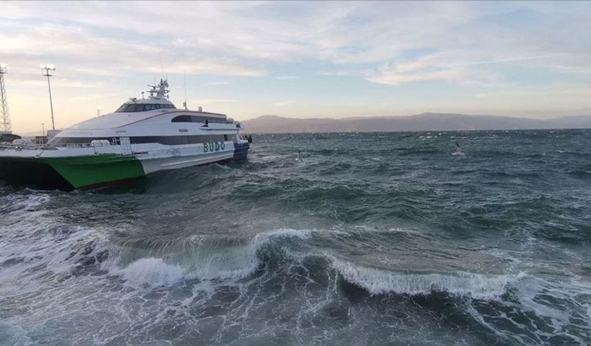 Bursa Deniz Otobüsleri 12 seferinin iptal edildiğini duyurdu