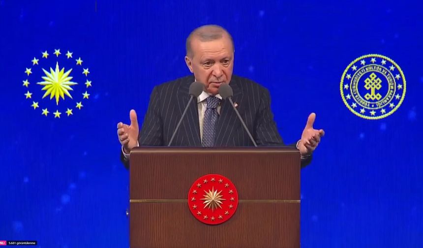 Erdoğan: Sanatta köklü bir birikime sahibiz!