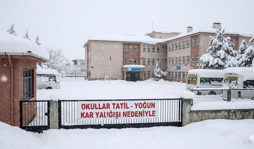 9 Ocak'ta kar tatili yapacak iller hangileri?