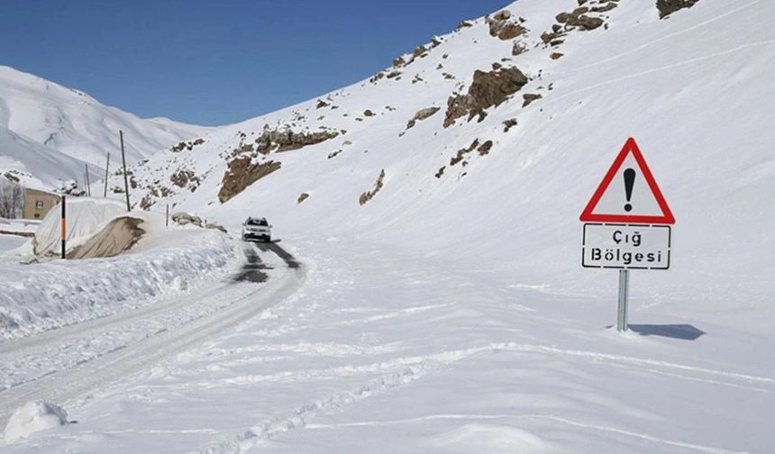 Doğu Karadeniz için çığ uyarısı!