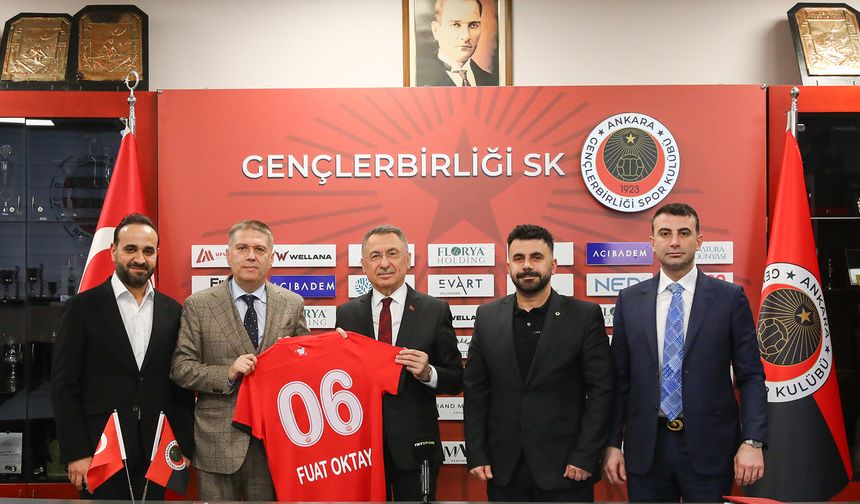Fuat Oktay'dan Gençlerbirliği'ne nezaket ziyareti