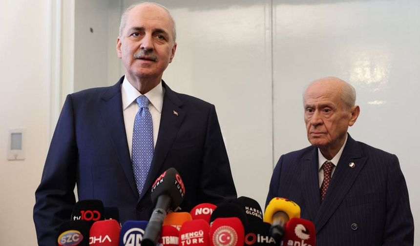 Kurtulmuş 30 dakika Bahçeli ile görüştü!