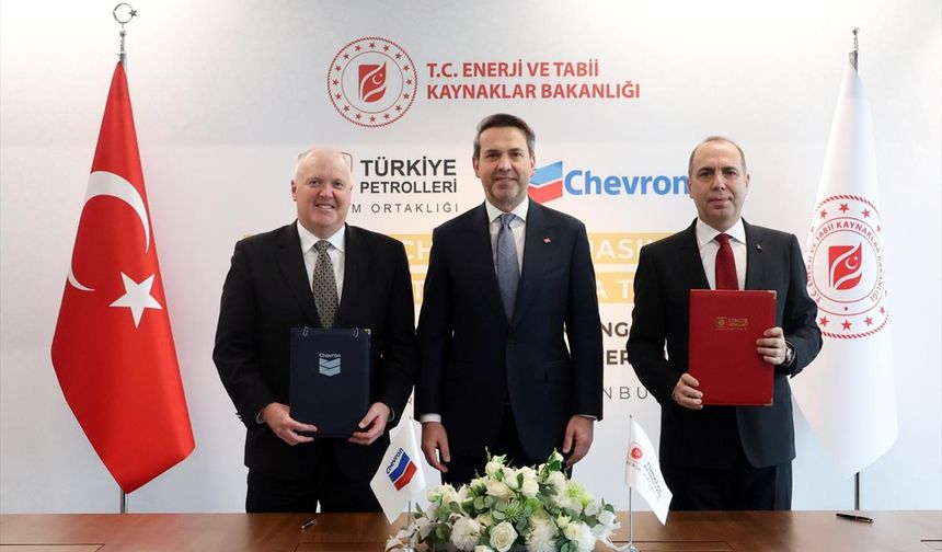 TPAO ile Chevron arasında mutabakat zaptı imzalandı!