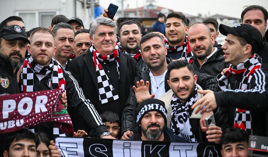Beşiktaş Kulübü Başkanı depremzedelerle buluştu!