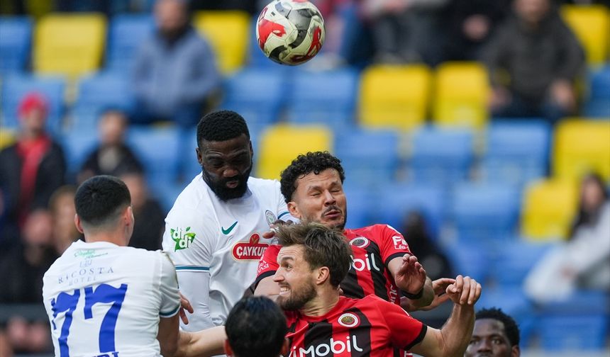 Gençlerbirliği üstünlüğünü koruyamadı