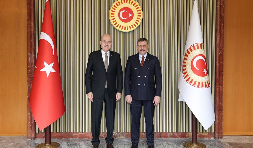 TBMM Başkanı, yeni İçişleri Bakanı'nı kabul etti!