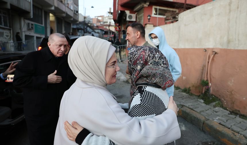 Erdoğan Kayacık ailesine misafir oldu