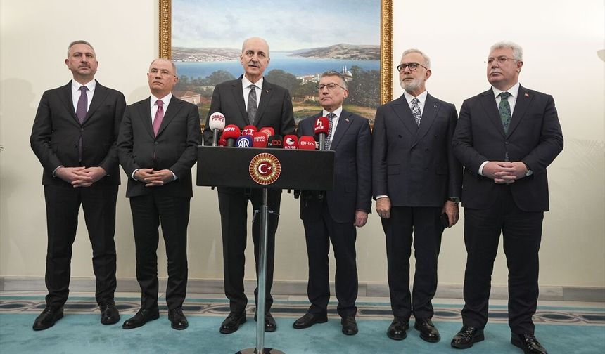 TBMM Başkanı siyasi parti turunu tamamladı!