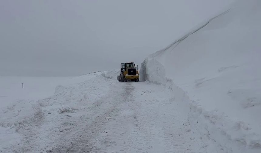 Kar kalınlığı 5 metreyi buldu!