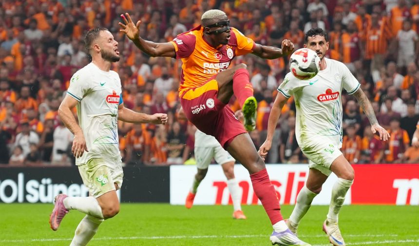 Galatasaray, Çaykur Rizespor deplasmanında!
