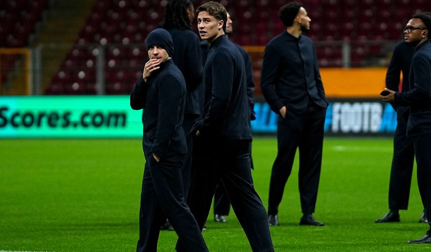 Juventus oyuncuları RAMS Park'ta