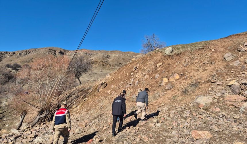 Tunceli'de heyelan tedbirleri