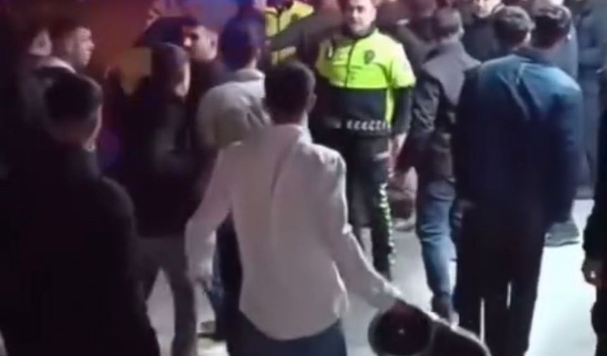 Mardin’de tekmeli, kovalı ve fırçalı kavga!