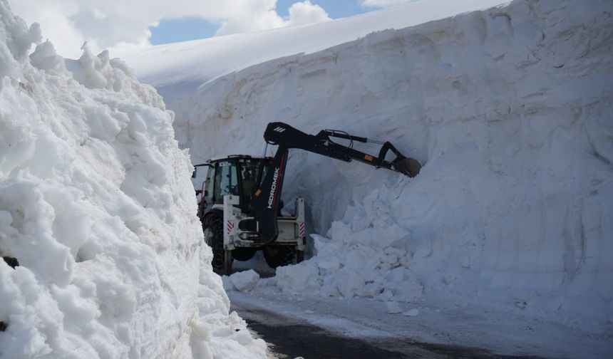 Muş’ta kar kalınlığı 6 metreyi aştı