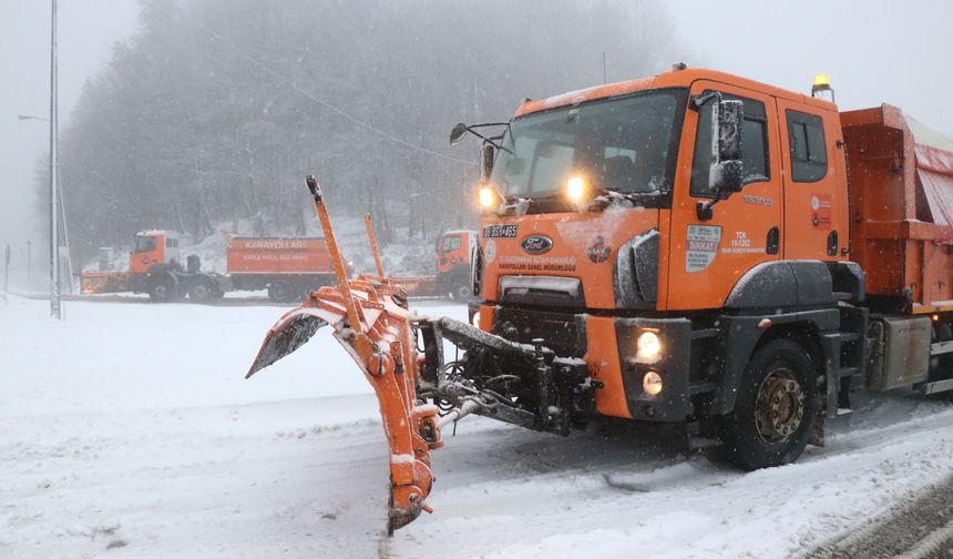Bolu Dağı beyaza büründü