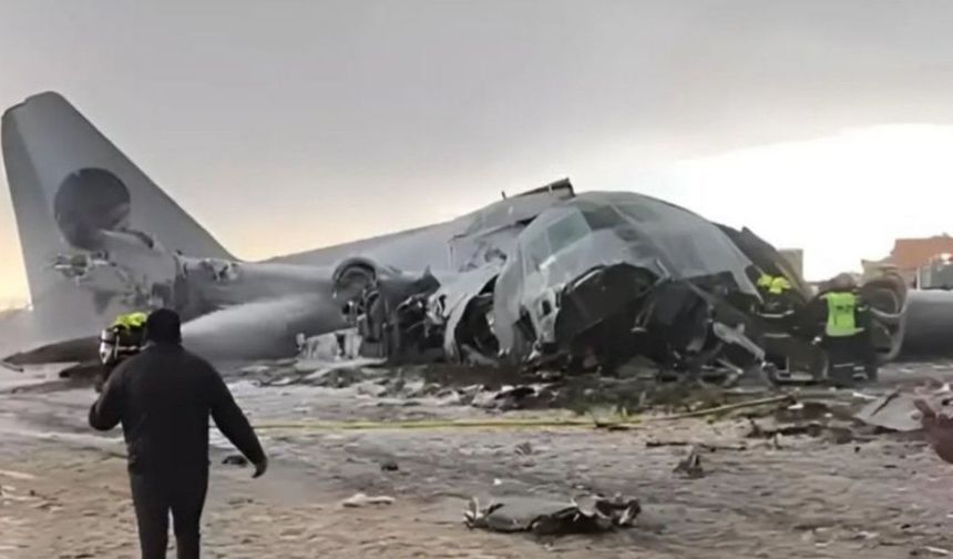 Kargo uçağı düştü: Çok sayıda can kaybı var!