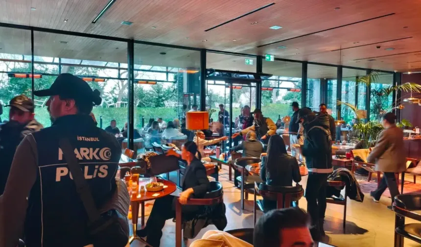 ClubHouse Bebek'e 100 polisle narkotik operasyonu