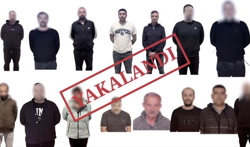 Yurt dışında yakalanan 15 suçlu Türkiye'ye getirildi