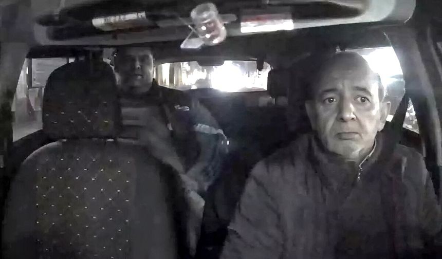 Öldürülen taksicinin katil zanlısıyla görüntüsü ortaya çıktı!