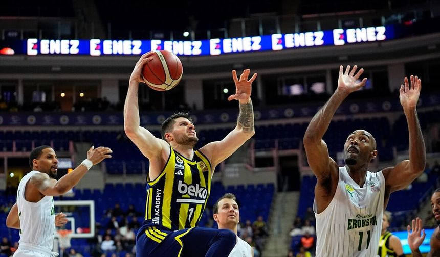 Fenerbahçe basketbolda Erokspor'a boyun eğdi!