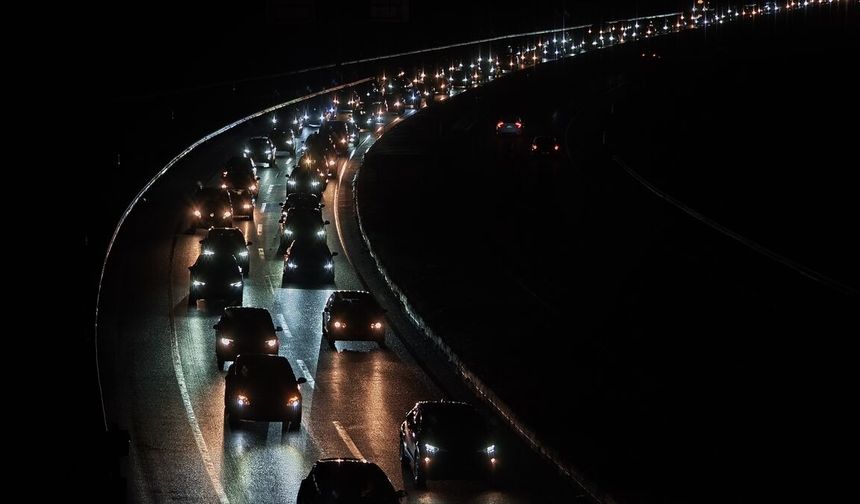 D-100 karayolunda bayram yoğunluğu
