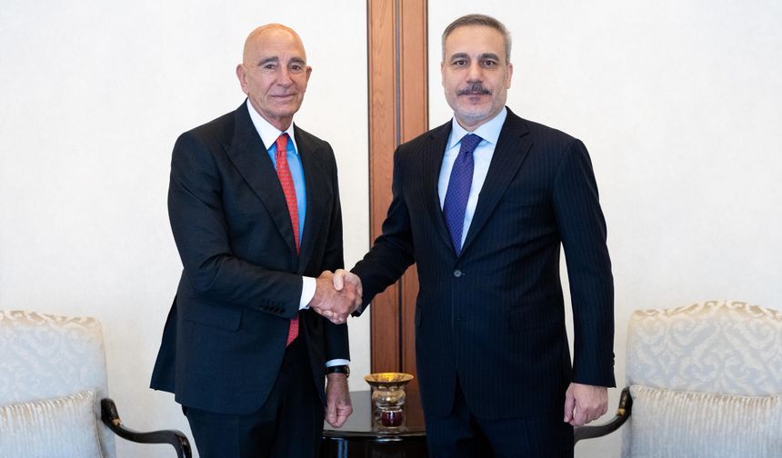 Bakan Fidan, Tom Barrack’ı kabul etti