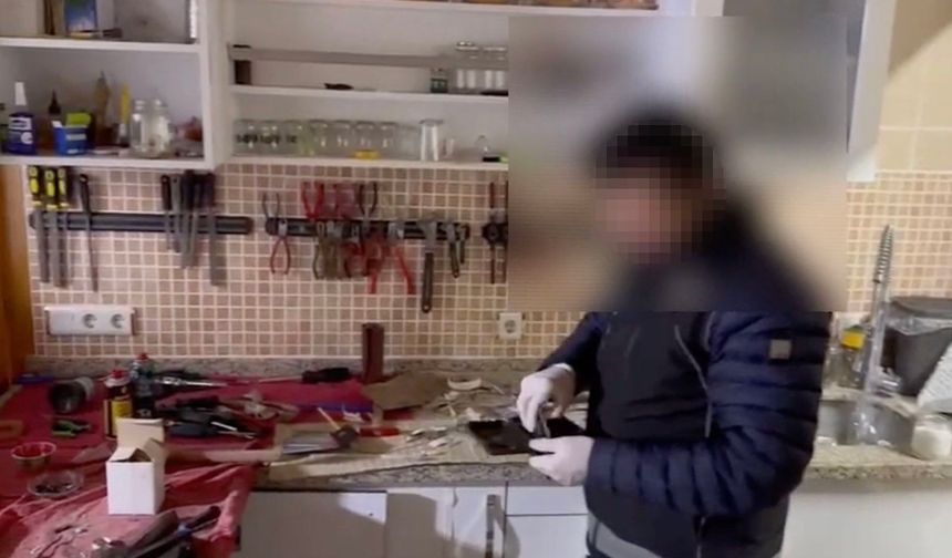 Ev, DEAŞ bağlantılı silah imalathanesi çıktı!