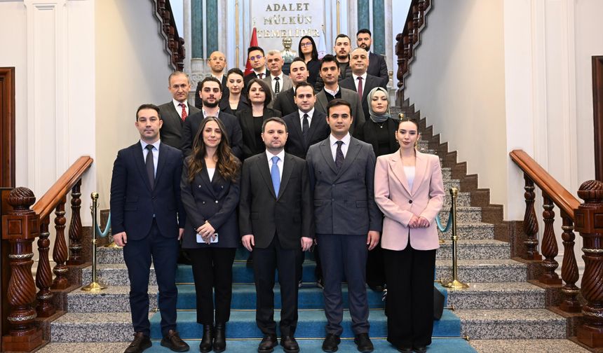 Akın Gürlek, gazetecilerle bayramlaştı!