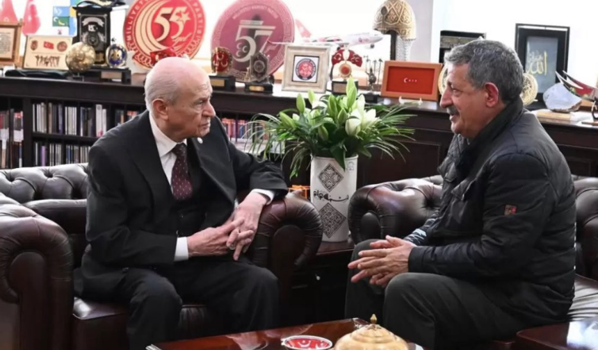 Bahçeli, Gani Rüzgar Şavata’yı kabul etti