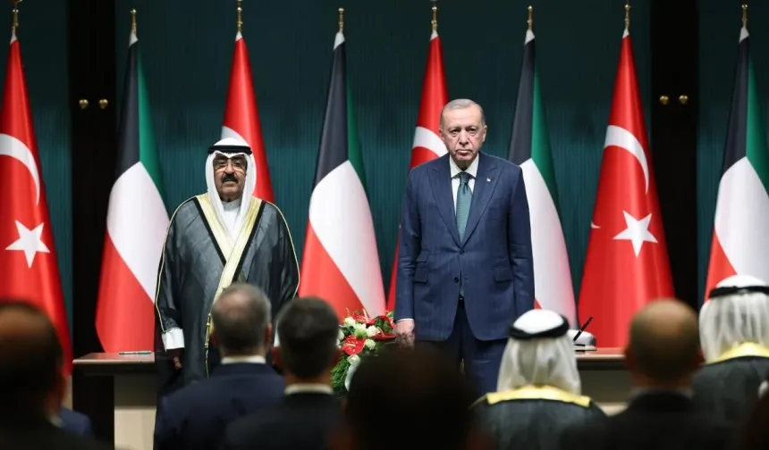 Cumhurbaşkanı Erdoğan, Kuveyt Emiri Sabah ile görüştü