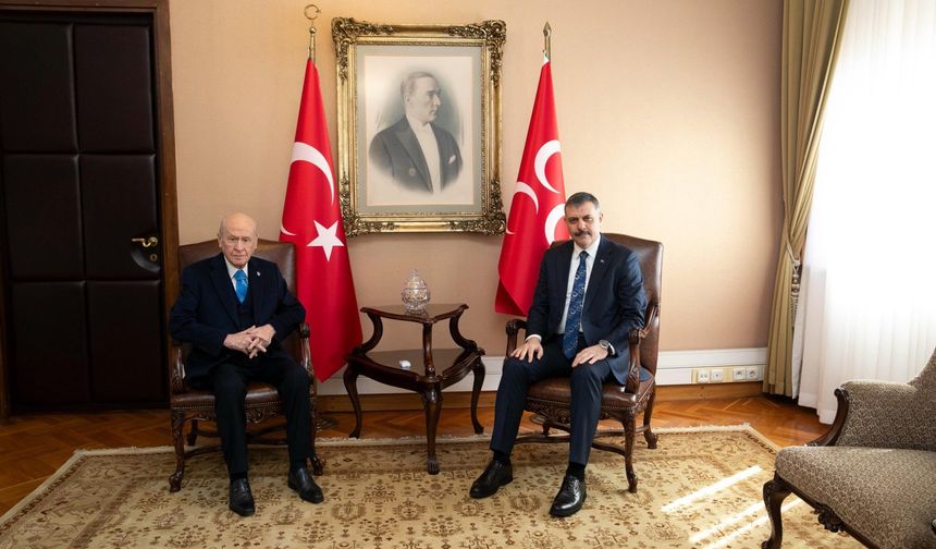 Bakan Çiftçi’den Bahçeli’ye nezaket ziyareti