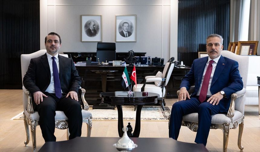Bakan Fidan, Suriyeli mevkidaşıyla görüştü!
