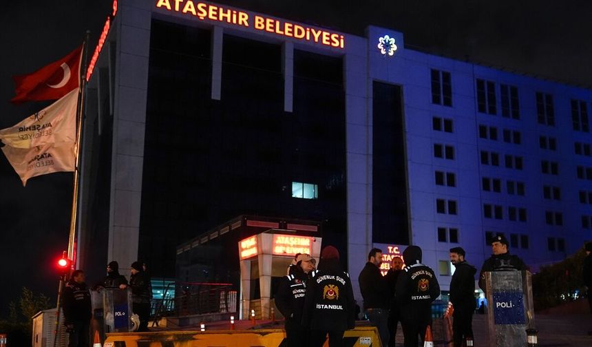 Ataşehir Belediyesine operasyon: Çok sayıda gözaltı var!