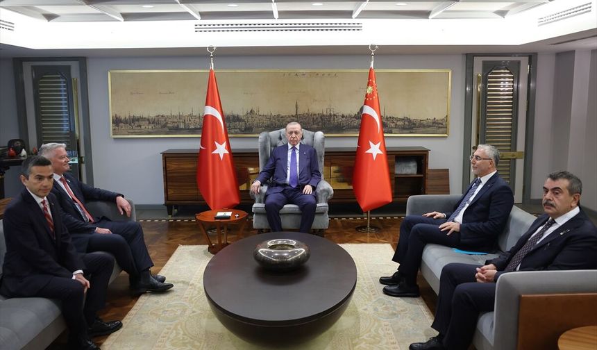 Erdoğan, Cormann'ı kabul etti!