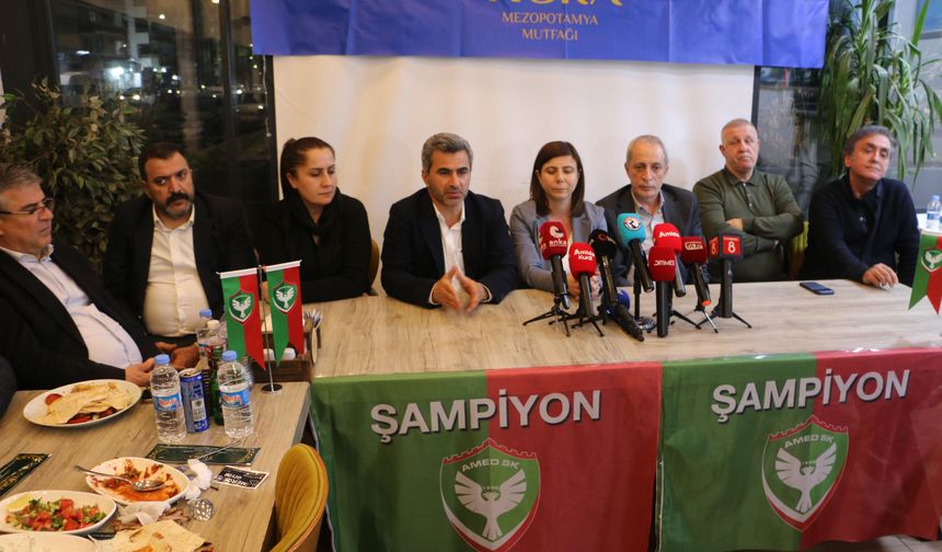 Amedspor'dan şampiyonluk yemeği