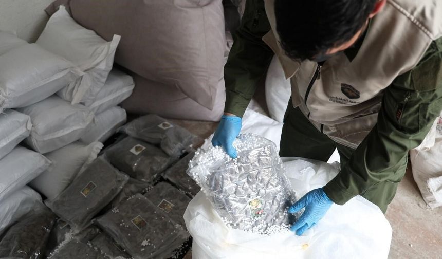 Türkiye ve Suriye'den ortak uyuşturucu operasyonu!