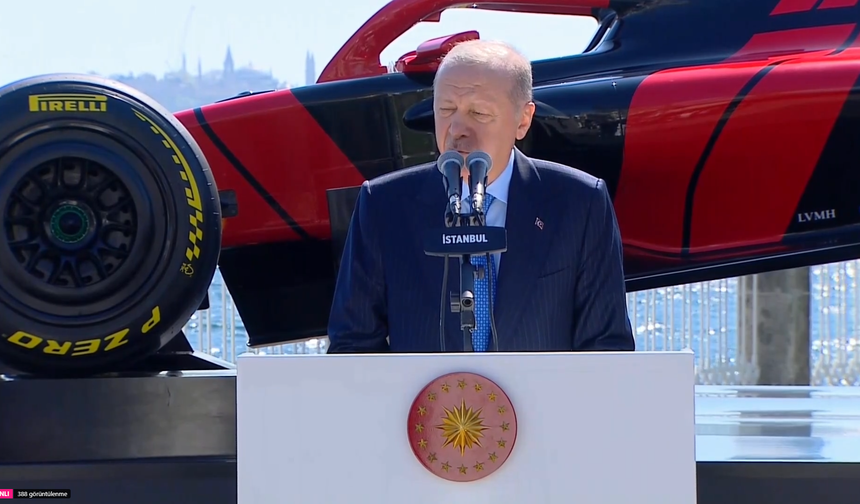 Erdoğan: Formula 1'e kapılarımızı açtık!