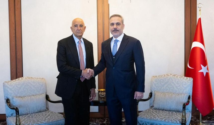 Bakan Fidan Tom Barrack'ı kabul etti!