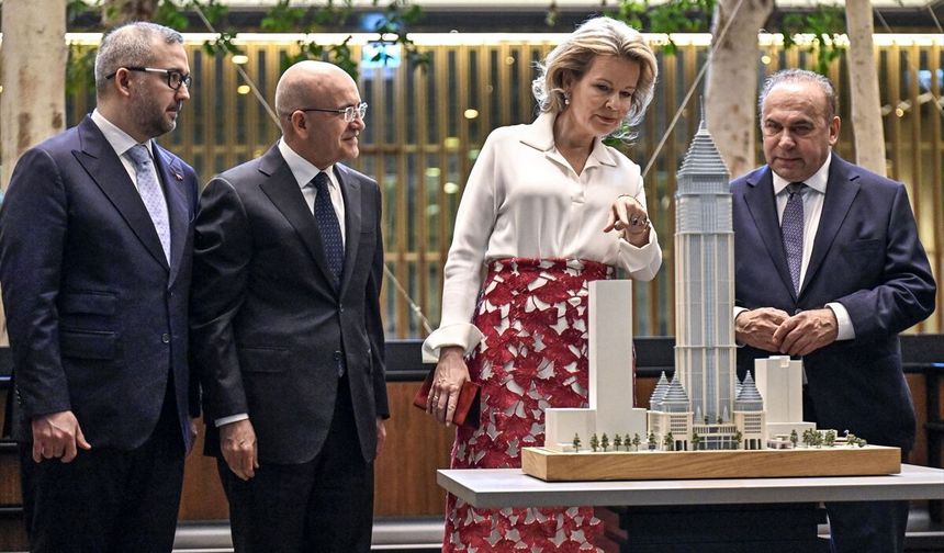 Belçika Kraliçesi İstanbul Finans Merkezini ziyaret etti!