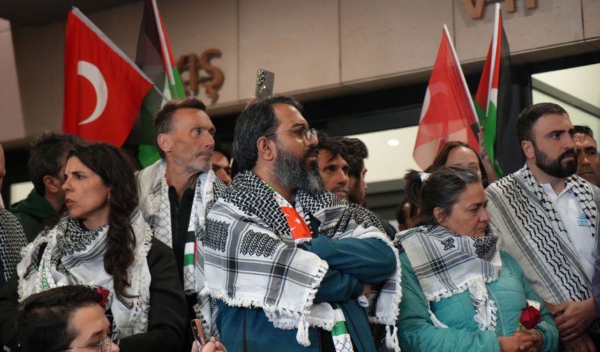 Sumud Filosu aktivistleri İstanbul'a getirildi!