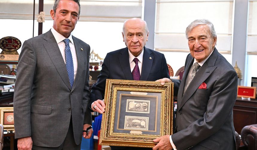 Bahçeli, Rahmi Koç ve Ali Koç'u kabul etti